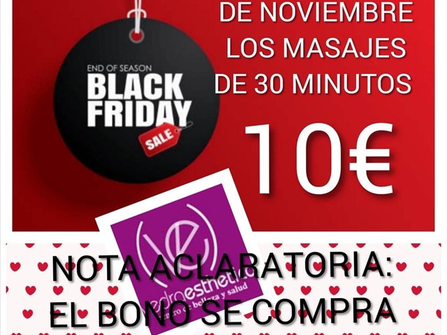 BLACK FRIDAY EN VEDRAESTHETICA 