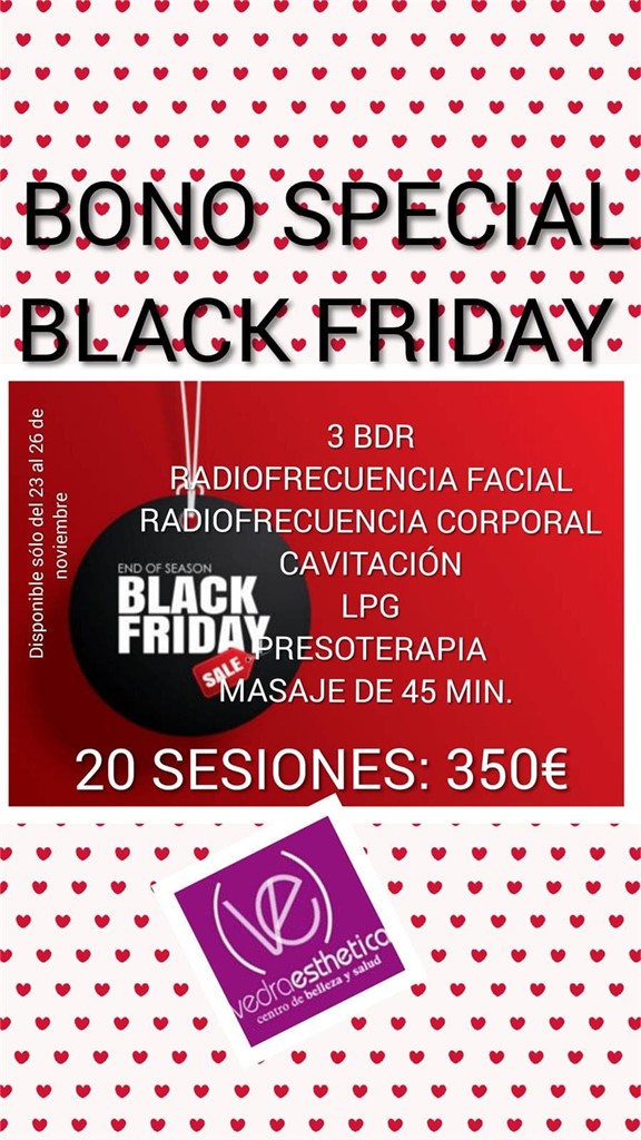 BLACK FRIDAY EN VEDRAESTHETICA 