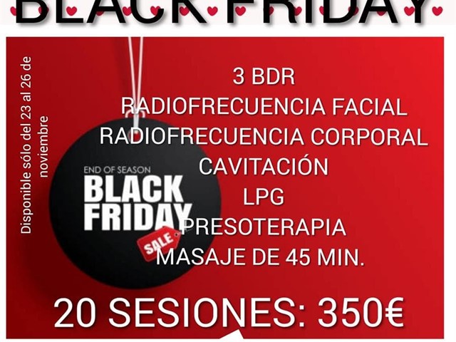 BLACK FRIDAY EN VEDRAESTHETICA 