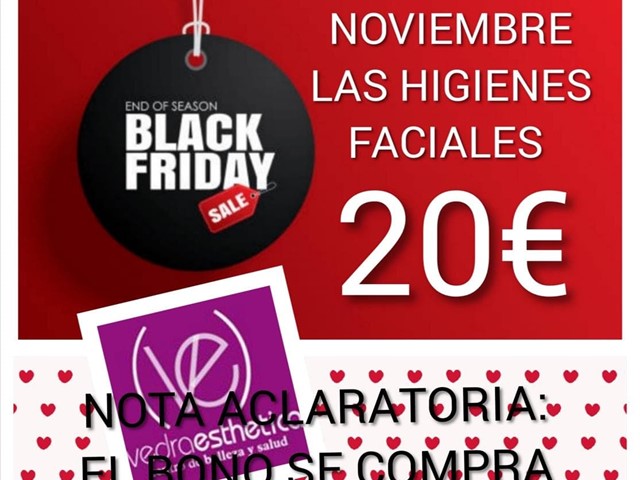 BLACK FRIDAY EN VEDRAESTHETICA 