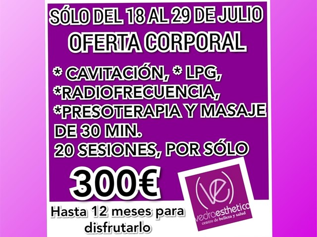 GRAN OFERTA HASTA EL 29 DE JULIO 