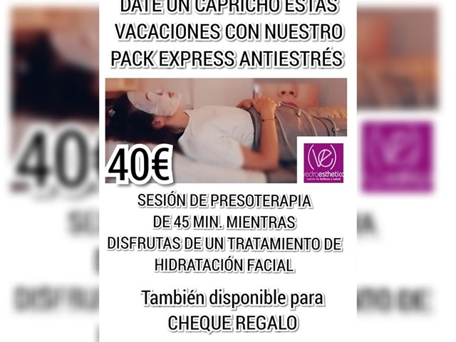 HIDRATACIÓN + PRESOTERAPIA 