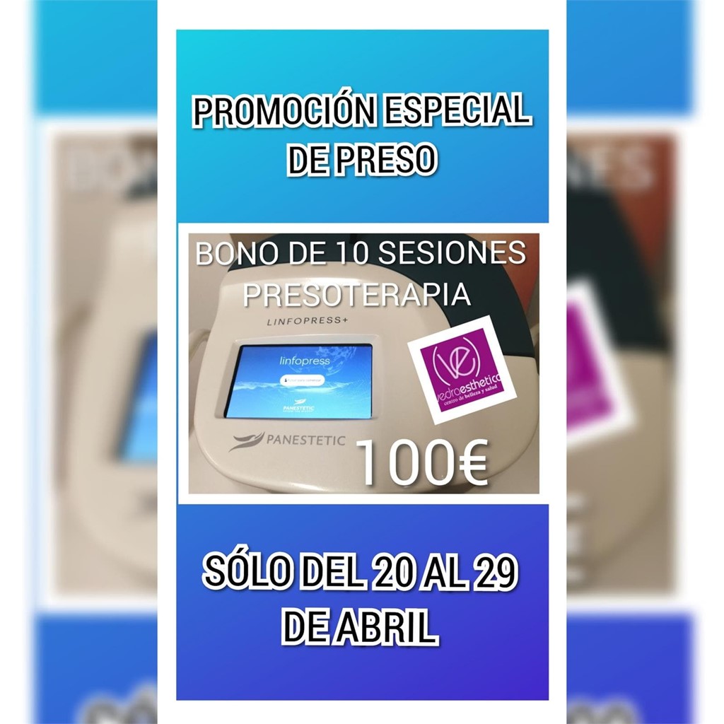 OFERTA INMEJORABLE DE PRESOTERAPIA