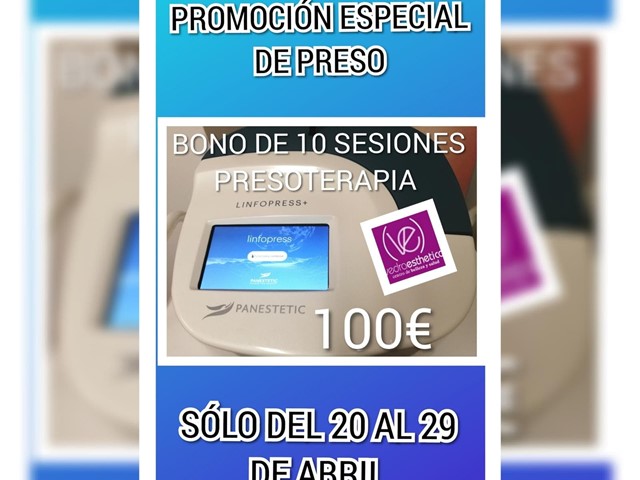 OFERTA INMEJORABLE DE PRESOTERAPIA